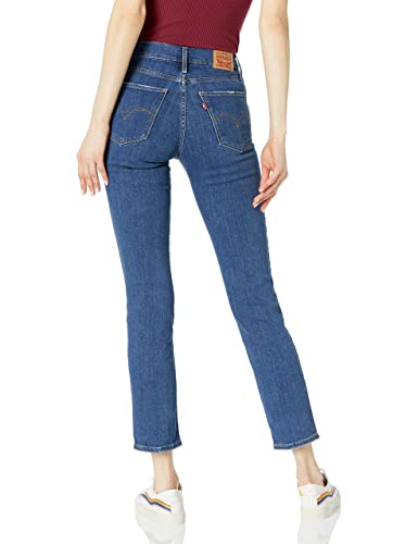 Levi's Women's 724 High Rise Straight Jeans, Chelsea Pier - Dark Indigo, 31 (US 12) R