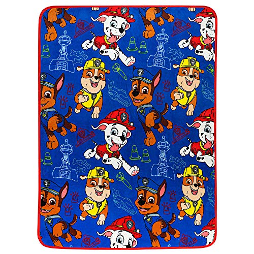 Franco Kids Bedding Super Soft Plush Throw Blanket, 46 in x 60 in, Paw Patrol