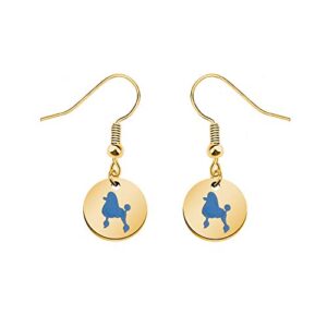 lbsbo sigma gamma rho inspired jewelry pretty poodle earrings 1922 sorority paraphernalia gift (poodle earrings)