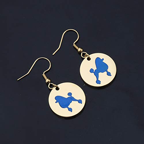 LBSBO Sigma Gamma Rho Inspired Jewelry Pretty Poodle Earrings 1922 Sorority Paraphernalia Gift (Poodle Earrings)