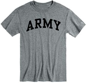 barnesmith us military academy (army) usma black knights short sleeve adult unisex t-shirt, classic, charcoal grey, medium