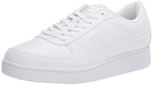 fila men's a-low sneaker, white/white/white, 14