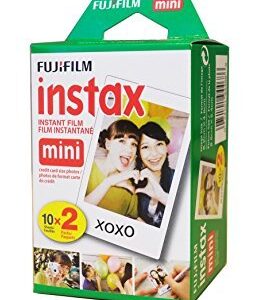 Fujifilm Instax Mini 11 Camera with Fuji Instant Film Twin Pack + Pink Case, Album, Stickers, and More (Blush Pink)