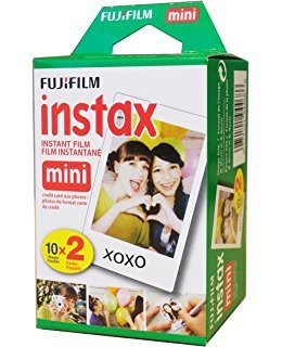 Fujifilm Instax Mini 11 Camera with Fuji Instant Film Twin Pack + Pink Case, Album, Stickers, and More (Blush Pink)