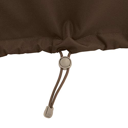 Classic Accessories Madrona Rainproof 72 Inch Patio Bistro Table & Chair Set Cover,Dark Cocoa