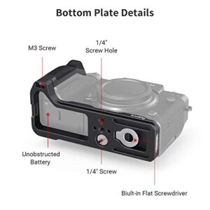 SmallRig L-Shape Grip for FUJIFILM X-T4 Camera Built in Swiss Plate for Arca - LCF2813