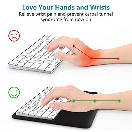 Wrist Rest for Magic Keyboard 2 (MLA22LL/A, A1644) and Magic Keyboard with Touch ID(MK293LL/A), Magic Keyboard Stand Pad to Relief Pain