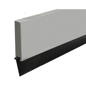 fire rated/aluminum door sweep with neoprene rubber extrusion #779 (48")