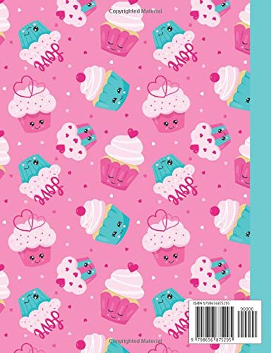 Primary Composition Notebook: Cupcakes | Draw and Write Journal | Grades K-2 (School Exercise Books for Kids)