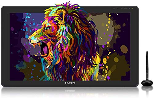 HUION KAMVAS 22 Plus Graphics Drawing Tablet with Screen Full Laminated QD 140% sRGB, Android Support Battery-Free 8192 Levels Pressure Stylus Tilt Drawing Pen Tablet, 21.5" Drawing Monitor with Stand