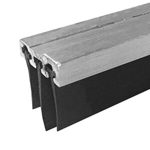 fire rated/mill aluminum mortised door sweep (#76453) (48")