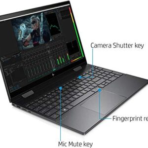 HP Newest Envy X360 2 in 1 15.6" FHD Touchscreen Laptop, AMD 4th Gen 8-Core Ryzen 7 4700U (Beat i7-8550U), 32GB RAM, 1TB PCIe SSD, Backlit Keyboard, Fingerprint Reader, Windows 10