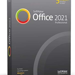 SoftMaker Office 2021 PRO - create word documents, spreadsheets and presentations - software for Windows 10 / 8 / 7 and MAC - compatible with Microsoft Office Word, Excel and PowerPoint - for 5 PCs
