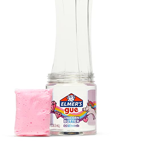 Elmer’s Gue Premade Slime, Unicorn Dream Slime Kit, Includes Fun, Unique Add-Ins, Variety Pack, 3 Count