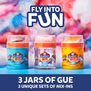 Elmer’s Gue Premade Slime, Unicorn Dream Slime Kit, Includes Fun, Unique Add-Ins, Variety Pack, 3 Count