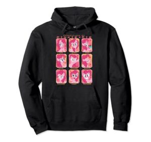 my little pony: friendship is magic expressions of pinkie pullover hoodie