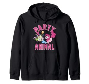 my little pony: friendship is magic pinkie pie party animal zip hoodie