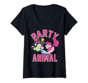 my little pony: friendship is magic pinkie pie party animal v-neck t-shirt