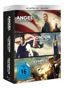 olympus/london/angel has fallen - triple film collection 4k, 6 uhd-blu-ray