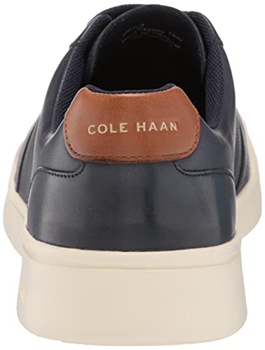 Cole Haan Men's Grand Crosscourt Modern Perforated Sneaker, Peacoat/British TAN, 10.5