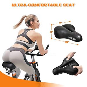 YOSUDA Indoor Cycling Bike Stationary - Exercise Bike for Home Gym with Comfortable Seat Cushion, Silent Belt Drive, iPad Holder