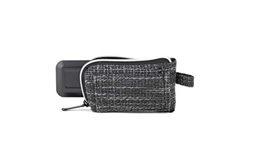 Dime Bags All-in-One Padded Pouch with Accessory Tray and Carbon Filter Pocket (8 Inch, Black)