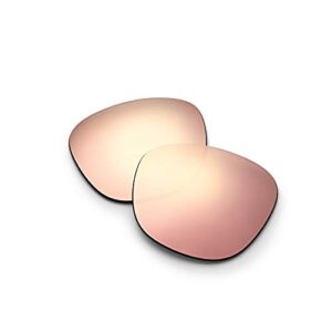 bose mirrored rose gold, soprano polarized cat-eye replacement sunglass lenses, lens width: 55 mm