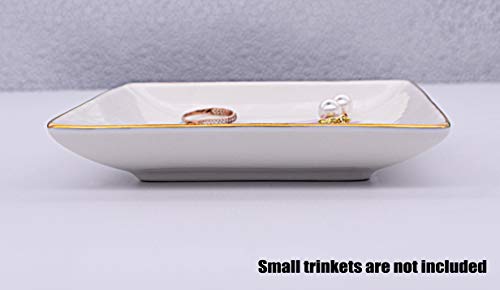 The One Where Friends - You are The Rachel to My Monica – Ceramic Jewelry Holder Ring Dish Trinket Box Tray – Long Distance Friendship Gift for Her- Christmas Birthday Gift for Best Friends Women