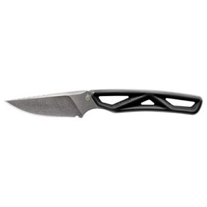 gerber gear exo-mod caper fixed hunting knife, black (31-003920)