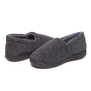 Skysole Boys’ Slippers, Lightweight and Comfortable A-Line Slip-Ons with Rubber Soles, Grey, Size 5