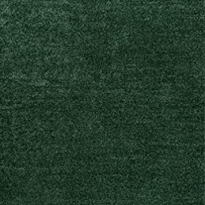 JONATHAN Y SEU100L-3 Haze Solid Low-Pile Indoor Area-Rug Casual Contemporary Solid Traditional Easy-Cleaning Bedroom Kitchen Living Room Non Shedding, 3 ft x 5 ft, Emerald