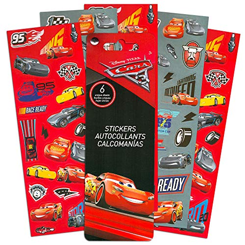 Disney Cars Mini Backpack for Kids Boys ~ Premium 12" Lightning McQueen School Bag with Stickers (Disney Pixar Cars School Supplies Bundle)