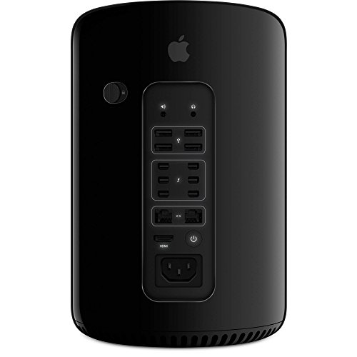 Apple Mac Pro Desktop Computer - Intel Xeon E5 2.7GHz 12-Core CPU, 32GB RAM, 256GB SSD, ME253LL/A (Renewed)
