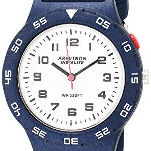 Armitron Sport Unisex Easy To Read Dial Silicone Strap Watch, 25/6443