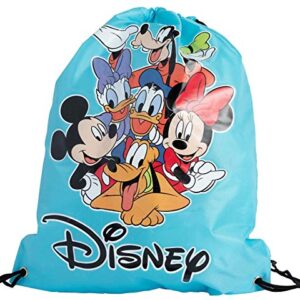 Disney Tote 15" Sling Bag Mickey Mouse Minnie Donald Daisy Goofy Pluto Print