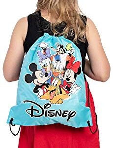 Disney Tote 15" Sling Bag Mickey Mouse Minnie Donald Daisy Goofy Pluto Print