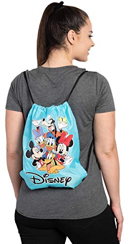 Disney Tote 15" Sling Bag Mickey Mouse Minnie Donald Daisy Goofy Pluto Print