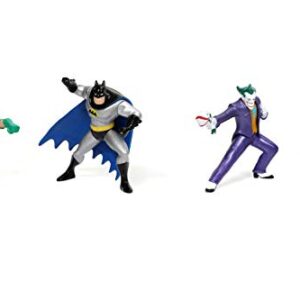 Jada Toys DC Comics Batman The Animated Series Diorama Scene 2.75" 4-Pack Die-cast Collectible Figurines, Toys for Kids and Adults