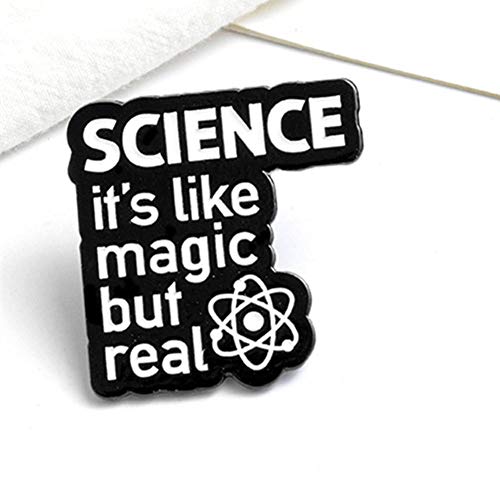 Enamel Pin Lapel Decoration Brooch Metal Cute Small for Men Women Boy Girl Science