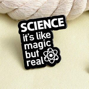 Enamel Pin Lapel Decoration Brooch Metal Cute Small for Men Women Boy Girl Science