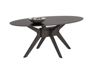 sunpan modern dining table, rustic grey (106191)