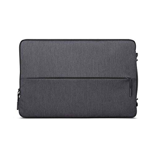 Lenovo Urban Sleeve for 13-inch Laptop/Notebook/Tablet - Water Resistant - Padded Compartments, Zippered Accessory Storage - Reinforced Rubber Corners - Extendable Handle - GX40Z50941 - Charcoal Grey