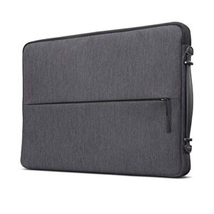 Lenovo Urban Sleeve for 13-inch Laptop/Notebook/Tablet - Water Resistant - Padded Compartments, Zippered Accessory Storage - Reinforced Rubber Corners - Extendable Handle - GX40Z50941 - Charcoal Grey