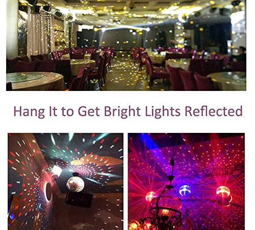 8" Mirror Disco Ball Great for a Party or Dj Light Effect Christmas