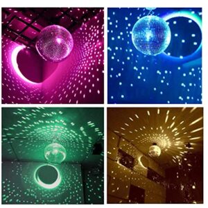 8" Mirror Disco Ball Great for a Party or Dj Light Effect Christmas