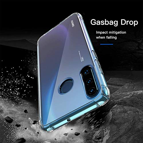 FZZSZS Slim Thin Black and Transparent Case for Oppo Reno 6 Pro 5G, Soft Protective Phone Cover with Flexible TPU Protection Bumper Shell for Oppo Reno 6 Pro 5G (6.55")