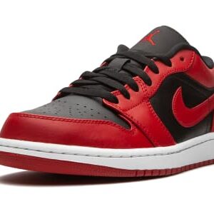 Nike Men's Jordan 1 Low Sneaker, Gym Red, 8