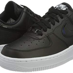 Nike Womens Air Force 1 '07 ESS CJ1646 001 Black Iridescent - Size 8W