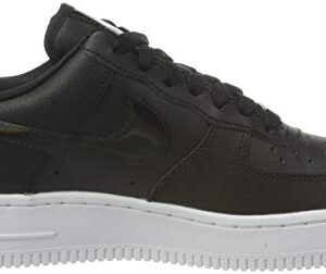 Nike Womens Air Force 1 '07 ESS CJ1646 001 Black Iridescent - Size 8W