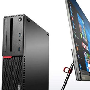 Lenovo ThinkCentre M900 SFF Desktop Computer, Intel Core i7-6700 Upto 4.0GHz, 32GB RAM, 1TB SSD, 4K 2-Monitor Support DisplayPort, HDMI, DVD-RW, AC Wi-Fi, Bluetooth, TDL - Windows 10 Pro (RENEWED)